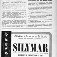 0532 - Page XLV-529 - Inspection départementale d’hygiène / Inspection de la Santé. Arrêté du 3 février 1941 (Suite) / Correspondance / Application des tarifs d’honoraires. Assurances sociales. Remboursement pour accouchement chez une assurée sociale