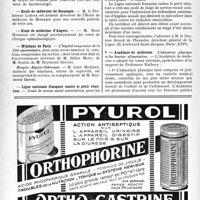 0545 - Page 542-VIII - Faculté de médecine de Marseille / École de médecine de Besançon / École de médecine d’Angers / Hôpitaux de Paris / Ligue nationale français contre le péril vénérien / Académie de médecine