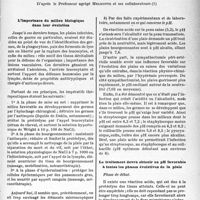 0560 - Page 557 - Travaux originaux. Quelques données nouvelles sur le traitement des plaies infectées, d’après le Professeur agrégé Melnotte. L'importance du milieu biologique dans leur évolution / Le traitement devra obtenir un pH favorable à toutes les phases évolutives de la plaie