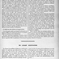 0574 - Page 571 - Chronique automobile. L’alcool dans les moteurs, par Henri Petit. Transformation du moteur et du carburateur pour la marche à l’alcool / En lisant Montaigne