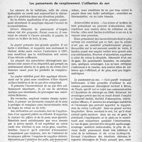 0598 - Page 595 - Travaux originaux. Pratique chirurgicale. Les pansements de remplacement. L’utilisation du son