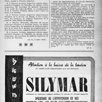 0616 - Page XXXIX-613 - Inspection de la santé / Correspondance / Application des taries d'honoraires. Assurances sociales. Convention pour hôpital privé