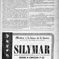 0704 - Page XLIII-701 - Institution de prêts d’honneur aux pharmaciens sinistrés / A travers l'officiel / Un supplément de savon pour les médecins