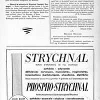 0718 - Page IX-715 - Nécrologie [Docteur Maurice Dubard, Madame Omiecinska, Docteur Hélène Brisard-Caubet, Docteur Ranglaret] / Messe à la mémoire de Monsieur Constant Boulanger / Le Livre d’Or du Corps médical français