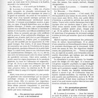 0723 - Page 720 - Faculté de médecine de Paris. Clinique des maladies mentales et de l’encéphale, présentation de malades du 18 janvier 1941, par M. le Professeur Laignel-Lavastine. Une paralytique générale non traitée. Intoxication éthylique subaiguë surajoutée / Un paralytique général en cou s de traitement / Un paralytique général peu amélioré par le traitement