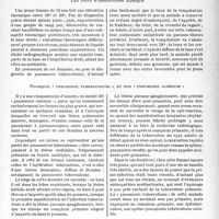 0730 - Page 727 - A propos d’une pneumonie tuberculeuse spontanément guérie, d’après P. Ameuille. Les faits d'observation clinique / Pourquoi « pneumonie tuberculeuse », et Non «Pneumonie Caséeuse» / Destinée de la pneumonie tuberculeuse