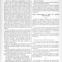 0739 - Page 736 - Abrogation totale ou abrogation partielle du décret-loi du 20 mai 1940 concernant des installations médicales nouvelles ?