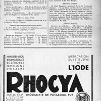 0748 - Page XLIII-745 - Hôpitaux de Paris. Assistants des Services de Médecine, Chirurgie et Accouchements pour 1941
