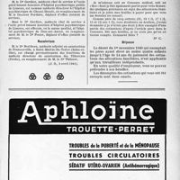 0754 - Page XLIX-751 - Hôpitaux psychiatriques / Correspondance / Allocations familiales. Conditions d'exonération des cotisations au profit des pères ayant élevé quatre enfants