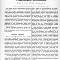 0769 - Page 766 - Ce que pratiquement le médecin doit savoir.... De la voie artérielle en chirurgie. Artériothérapie - Artériographie, d'après le Docteur J. -P. de Fourmestraux. Les injections intra-artérielles dans la thérapeutique. Technique opératoire