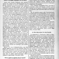 0776 - Page 773 - L'Actualité scientifique. La presse. Action de la glande mammaire sur les ovaires [(Revue français de gynécologie, décembre 1940)] / Peut-on guérir la migraine chez les femmes en provoquant la ménopause ? [(Proc. of the Mayo Clinic, 12 juin 1940)] / Le fibro-tuberculome du corps thyroïde [(La Presse médicale, 28 janvier 1941)]