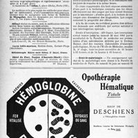 0799 - Page 796-VI - Renseignements / Dernières nouvelles / Faculté de médecine de Paris / École de malariologie