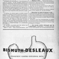 0800 - Page VII-797 - École de malariologie / Hôpitaux de Paris / Réouverture du Centre de donneuses de lait / Une nouvelle carrière intéressanté pour les jeunes femmes