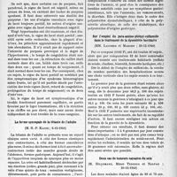 0818 - Page 815 - L'actualité scientifique. Les Sociétés Savantes. Paris. Société médicale des hôpitaux de Paris. Le signe du lacet chez les hypertendus, (6-12-1940) / La forme syncopale de la tétanie de l’adulte, (6-12-1940) / Étude critique de la polynévrite chez les urémiques, (6-12-1940) / Sur l’emploi du para-amino-phényl-sulfamide dans le traitement de la dysentérie bacillaire, (20-12-1940) / Deux cas de tumeurs calcaires du sein, (20-12-1940)