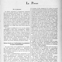 0862 - Page 859 - L’actualité scientifique. La Presse. Fer et grossesse [(La Presse Médicale, 25 janvier 1941)] / Notions récentes sur l’épidémiologie et la prophylaxie du typhus exanthématique [(Journal des Praticiens, 4 et 11 janvier 1941)]