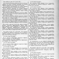 0874 - Page 871 - Bulletin de l'Actualité. secrétariat d'état à la famille et à la santé. Nomination d'inspecteurs de la santé