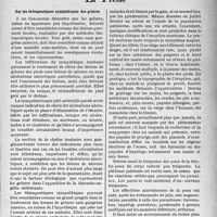 0904 - Page 901 - L'actualité scientifique. La presse. Sur les thérapeutiques sympathiques des gelures [(La Presse médicale, 18 janvier 1941)] / Modifications actuelles de la clinique dermatologique dans la pratique courante [(Le Bulletin médical, 25 janvier 1941)]