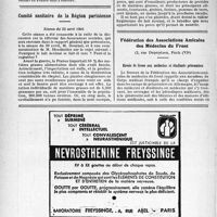 0921 - Page 918-XLIV - Recensement des Médecins israélites / Comité sanitaire de la Région Parisienne / Fédération des Associations Amicales des Médecins du Front. Envois de livres aux médecins et étudiants prisonniers
