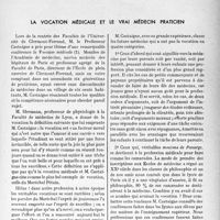 0936 - Page 933 - Propos du jour / La vocation médicale et le vrai médecin praticien [J. Noir]
