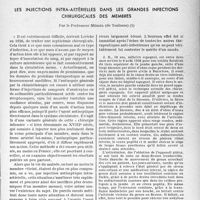 0938 - Page 935 - Partie scientifique / Les injections intra-artérielles dans les grandes infections chirurgicales des membres, par le Professeur Mériel