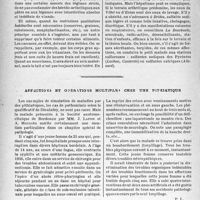 0949 - Page 946 - Quelques points de pathologie hépatique en pédiatrie, par le Docteur Jean Godonnèche. Thérapeutique / Affections et opérations multiples chez une pithiatique