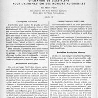 0963 - Page 960 - Chronique automobile. Utilisation de l’acétylène pour l’alimentation des moteurs automobiles, par Henri Petit, (Suite)