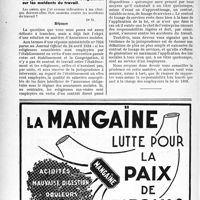 0973 - Page 970-LII - Correspondance / Accidents du travail. Les religieuses attachées à une clinique bénéficient-elles de la législation sur les accidents du travail