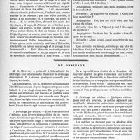 0991 - Page 988 - Travaux originaux. Faculté de médecine de Paris. Clinique des maladies mentales et de l'encéphale, (Présentations d’épileptiques, le 8 février 1941), par M. le Professeur Laignel-Lavastine, Rédigées par M. Lionel Vidart. États crépusculaires épileptiques chez une oligophrène / Du drainage