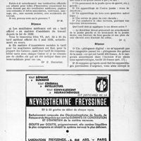 1018 - Page XLV-1015 - Correspondance / Application des tarifs d’honoraires. Accidents du Travail. Tarifs des auxiliaires médicaux / Appareillages provisoires, multiples