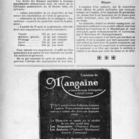 1023 - Page 1020-L - Questions diverses. Suppléments alimentaires accordés aux femmes enceintes / Frais de justice criminelle