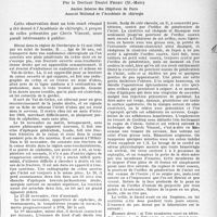 1040 - Page 1037 - Travaux originaux. Abcès du cerveau développé autour d’un éclat de bombe, plus de sept mois après la blessure. Ablation en bloc de l'abcès et des éclats. - guérison, par le Docteur Daniel Ferey