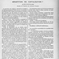 1048 - Page 1045 - Partie professionnelle / La retraite du médecin. Répartition ou capitalisation ?, par M. Louis Collomb