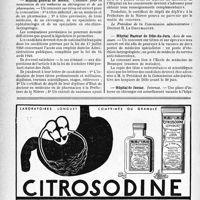 1073 - Page 1070-VIII - Administration générale de l’Assistance publique à Paris / Examen d’aptitude aux fonctions de médecin breveté de la marine marchande / Hôpital général de Nevers / Hôpital Pasteur de Dôle-du-Jura / Hôpital de Jonzac