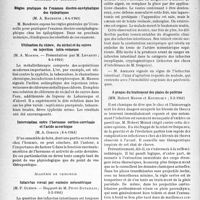 1089 - Page 1084 - L'actualité scientifique. Les Sociétés Savantes. Paris. Académie de médecine. Règles pratiques de l’examen électro-encéphalique des épileptiques, (8-4-1941) / Utilisation du chlore, du nickel et du cuivre en injection intra-veineuse, (8-4-1941) / Interrelation entre l’hormone cortico-surrénale et l’acide ascorbique, (8-4-1941) / Académie de chirurgie. Infarctus caecal par embolie mésentérique, (5-2-1941) / A propos du traitement des plaies de poitrine, (5-2-1941)