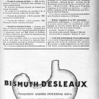 1112 - Page VII-1105 - Dernières nouvelles / Académie de médecine / Faculté de médecine de Paris / Faculté de médecine de Paris / Hôpital temporaire de la Cité universitaire / l’entraide professionnelle chez les pharmaciens