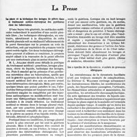 1170 - Page 1163 - L'actualité scientifique. La Presse. La place et la technique des lavages de plèvre dans le traitement médico-chirurgical des pyothorax chez les tuberculeux [(Revue de médecine, décembre 1940)] / Les séquelles de la dysenterie, résultats de processus allergiques [(Munch. Med. Wochenschrift, 4 avril 1941)]