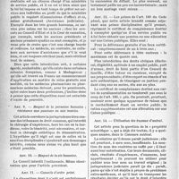 1173 - Page 1166 - Le code de déontologie médicale - sa valeur juridique, (Suite). Interdiction du cumul / Respect de la personne humaine ; résistance aux passions ou aux manies / Respect de la vie humaine / Conseils d’ordre privé / Utilisation des travaux d’autrui