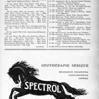 1182 - Page XXXVII-1175 - Liste des médecins Bénéficiaires de citations. Homologuées après révision et donnant droit au port de la nouvelle croix de guerre 1939-1940 / Ligue médicale de défense professionnelle, "Le Sou Médical"