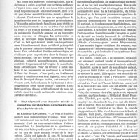 1245 - Page 1234 - Travaux originaux. Faculté de médecine de Paris. Clinique des maladies mentales et de l'encéphale. Présentation de malades du 15 février 1941, (Trois mélancoliques), par M. le Professeur Laignel-Lavastine, rédigée par M. Lionel Vidart / État dépressif avec obsession-suicide au cours d’une psychasthénie apparue à la suite d’une hystérectomie