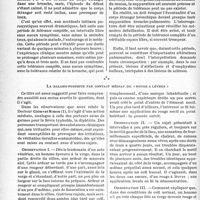 1253 - Page 1242 - Travaux originaux. Au chevet des patients. Méconnaissance possible d’un corps étranger aspiré dans une bronche / La balano-posthite par contact médiat de « rouge à lèvres » [G. Fischer]