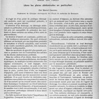1292 - Page 1281 - Partie scientifique / A propos de l’extraction des drains et des mèches dans les plaies, (dans les plaies abdominales en particulier), par Marcel Chaton