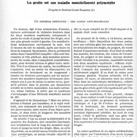 1297 - Page 1286 - La clinique au goût du jour. La goutte est une maladie essentiellement polymorphe, d’après le Docteur Louis Ramond. Un exemple instructif : des algies anti-brachiales