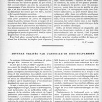1299 - Page 1288 - La clinique au goût du jour. La goutte est une maladie essentiellement polymorphe, d’après le Docteur Louis Ramond. Les localisations atypiques de la goutte ; les éléments de diagnostic / Anthrax traités par l’association iodo-sulfamidée