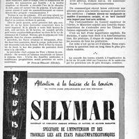 1318 - Page XLI-1307 - Une menace pour la race ? (suite) / Echos et commentaires. Une grave menace en matière d’assurances sociales — Médecins étrangers — Immeubles sinistrés — Installation des médecins militaires — Le médecin d’un hôpital public est-il un fonctionnaire ? — Sanitaires prisonniers
