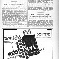1322 - Page XLV-1311 - Application des tarifs d’honoraires. Accidents du Travail. Besredka et double déplacement / Traitement de l’asphyxie / Interventions multiples, transport d’urgence du blessé, etc.