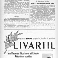 1361 - Page 1350-XL - Application des tarifs d’honoraires. Accidents du travail. Certificats demandés sans preuve d’A. T. par feuille d’avis patronale / Assurances sociales. Intervention à l’hôpital public