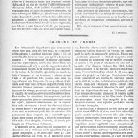 1379 - Page 1368 - La clinique chirurgicale au goût du jour. L'infiltration anesthésique locale ou régionale dans les fractures de côtes, d’après les Docteurs J. Hepp et L. Léger. Mieux vaut lutter uniquement contre la douleur, pour permettre un jeu thoracique nécessaire / Emotions et canitie