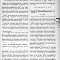 1382 - Page 1371 - L'actualité scientifique. Les Sociétés Savantes. Paris. Société médicale des hôpitaux de Paris. Un cas de calcification du péricarde, (28-2-1941) / Un cas de péricardite constrictive calciflante, (28-2-1941) / Société de médecine de Paris. Le bactériophage agent de guérison de la furonculose et de ses complications septicémiques (avec projections), (22-3-1941)