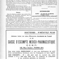 1397 - Page 1386-XL - Application des tarifs d’honoraires. Assurances sociales. Soins donnés à une assurée assistée à l’hôpital public de la région / Automobilisme. Le gas-oil, le pétrole, l'alcool teinté peuvent-ils être utilisés comme carburant?