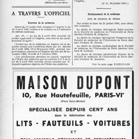 1409 - Page 1398-XII - Menaçante inflation de bacheliers / A travers l’officiel / Exercice de la médecine / Enseignement de la médecine